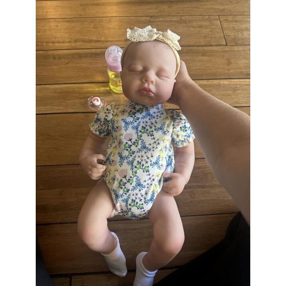 🆕20 Inch Loulou Full Cloth Body With Vinyl Limbs Baby Doll Levi-Blue Baby Girl
